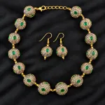 Premium Antique Turkish Ball Necklace Set