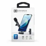 K8 Wireless Microphone for YouTube Vlogging, Video Recording Online Classes with Noise Cancellation Mic Supports (Type  C)