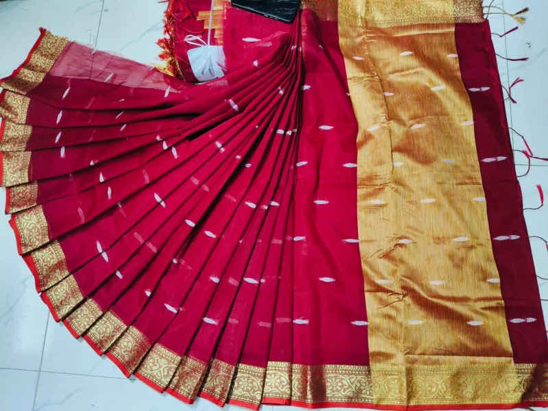 Mahisa Saree with Blouse Piece, 13 Haath Long