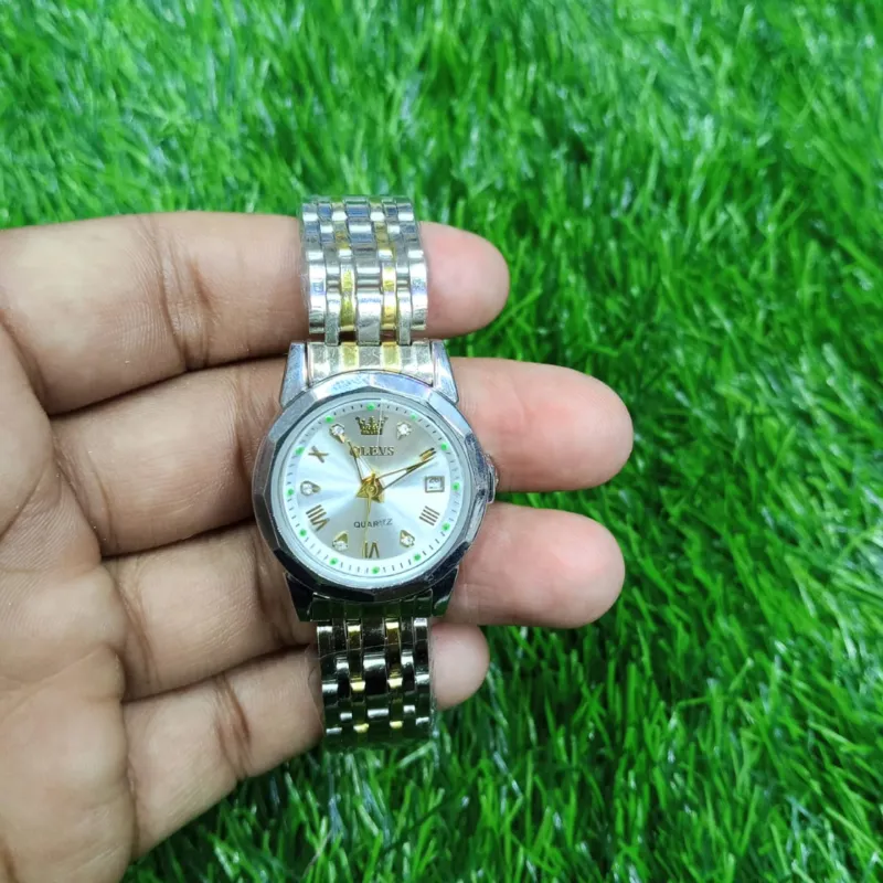 OLEVS Watch for Women Branded Stainless steel Elegant Luminous Ladies Watches 9931 Silver
