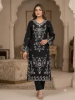 TC Cotton Embroidered Co-Ord Set for Office and Campus Wear