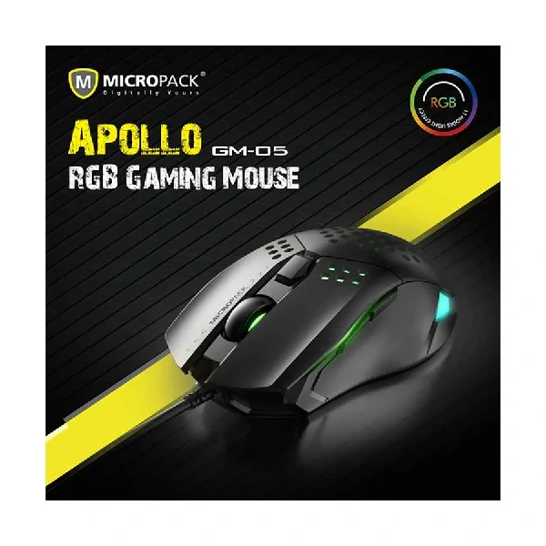 Micropack GM-05 Apollo Wired Black Gaming Mouse