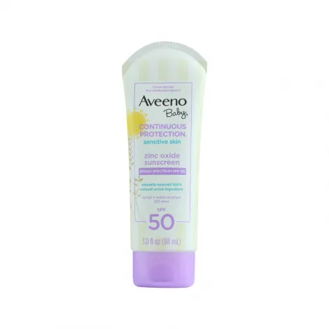 Aveeno Baby Continuous Protection Zinc Oxide SPF50 Sunscreen 88ml (USA)