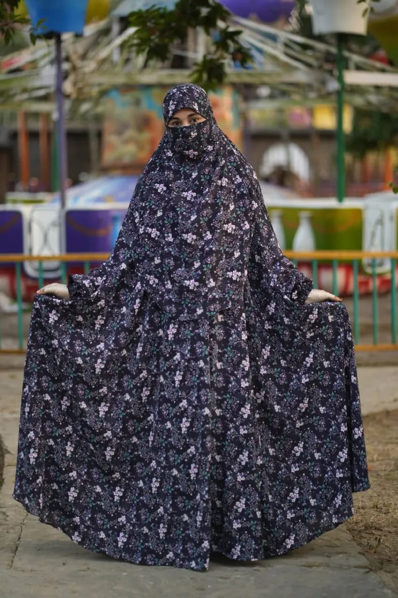 Women's Alex Print Prayer Khimar, Length 64, Gher 350