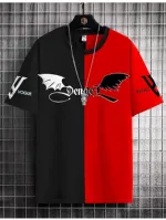 Men's Drop Shoulder T-Shirt in Cotton Mix Mesh, 190+ GSM