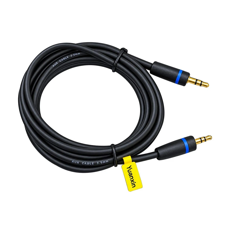 Yuanxin YAX-006 3.5mm Male to Male, 1.5 Meter, Black Audio Cable