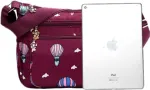Korean sports travel shoulder bag (purple)