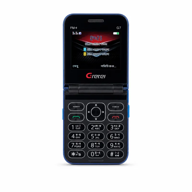 Gretel G7 Flip Folding Phone Dual Display Caseing