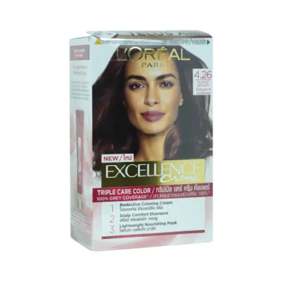 Loreal Excellence Creme Hair Color-4.26 purple brown (China)