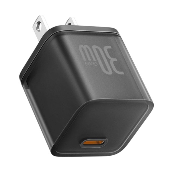 Baseus P10162505113-01 USB-C 30W GaN Black Charger