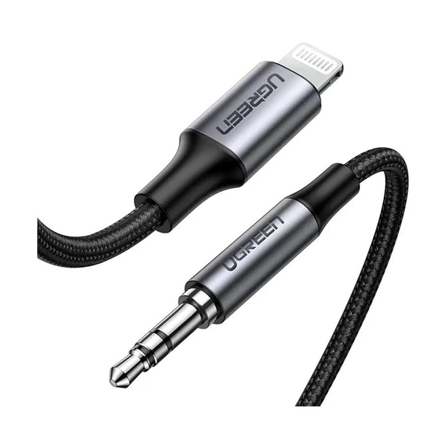 UGREEN US315 (70509) Lightning to 3.5mm Male 1 Meter Black Audio Cable