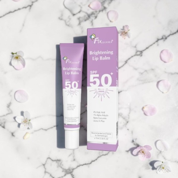 Fixderma Brightening Lip Balm With SPF 50+ PA+++15ml (India)