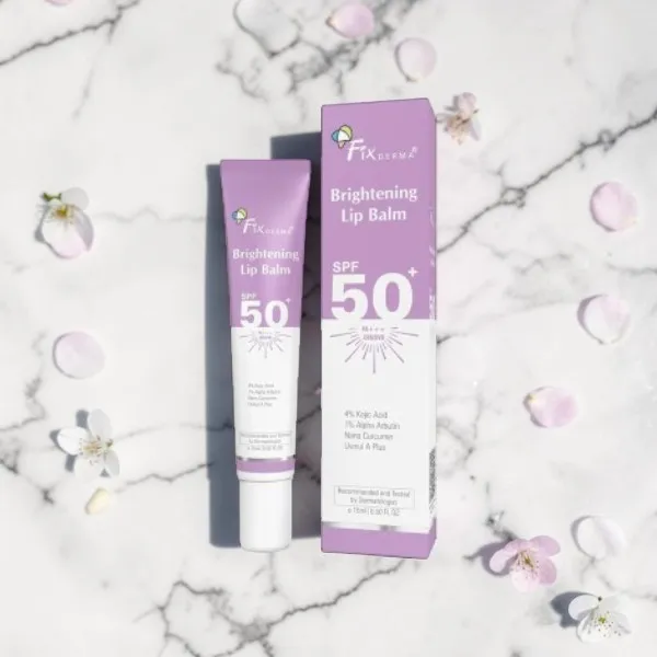 Fixderma Brightening Lip Balm With SPF 50+ PA+++15ml (India)