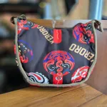 Messenger Shoulder Tide Bag ( black brown color )