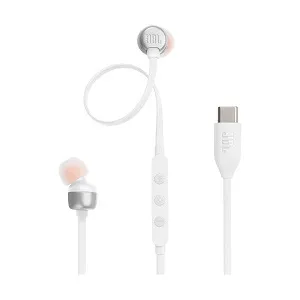 JBL Tune 310C Wired Type-C In-Ear White Earphone