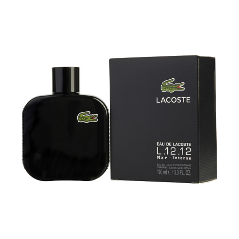 Lacoste L.12.12 Noir - Intense Eau De Toilette Natural Spray 100ml (France)