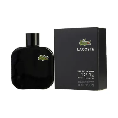 Lacoste L.12.12 Noir - Intense Eau De Toilette Natural Spray 100ml (France)