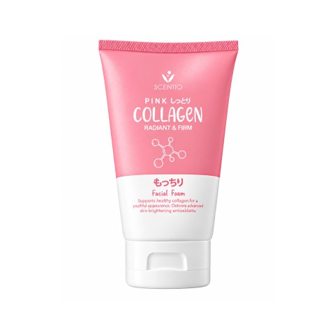 Scentio Pink Collagen Facial Foam 100ml (Thailand)