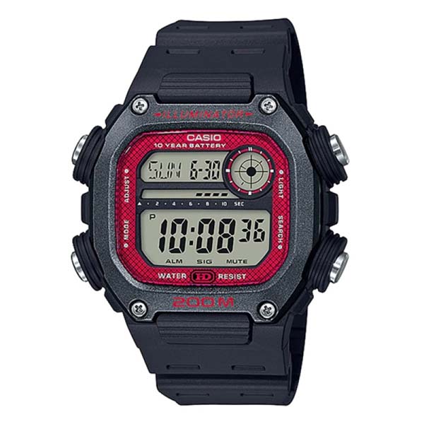 Casio DW-291H-1BDF Youth Illuminator Digital Men’s Watch