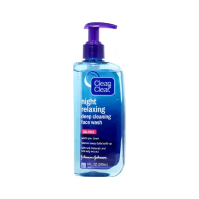 Clean & Clear Night Relaxing Deep Cleansing Face Wash 240ml (USA)