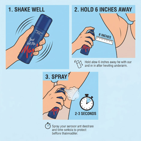 Maxi Just Call Me Deodorant Spray 200ml (France)