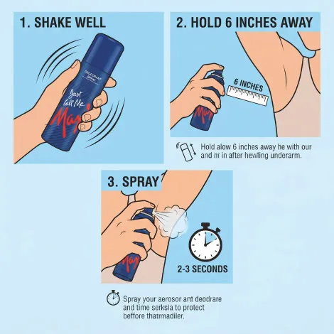 Maxi Just Call Me Deodorant Spray 200ml (France)