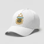 Premium White Argentina AFA Supporter Cap (3 Stars)