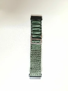 Pin Lock Fabric Stap For Smart Watch-22mm -Green Color