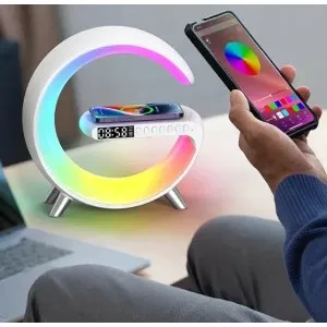 G63 Atmosphere RGB Light Bluetooth Speaker With Wireless Charging