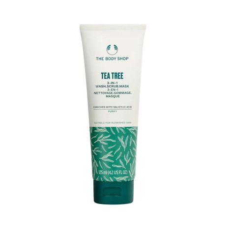 The Body Shop Tea Tree 3-in-1 Wash Scrub & Mask 125ml (Poland)