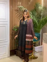 Georgette Digital Print Three Piece with Lined Pant, M to XXL