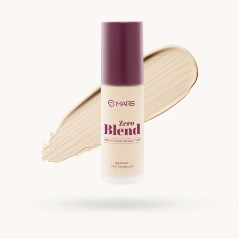 Mars Zero Blend Weightless Foundation SPF30 PA++++ 30ml - 02 Shell Coconut (China)