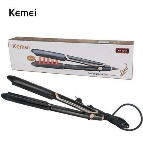 Kemei Km-2212 Hair Electric LCD Straightening Iron