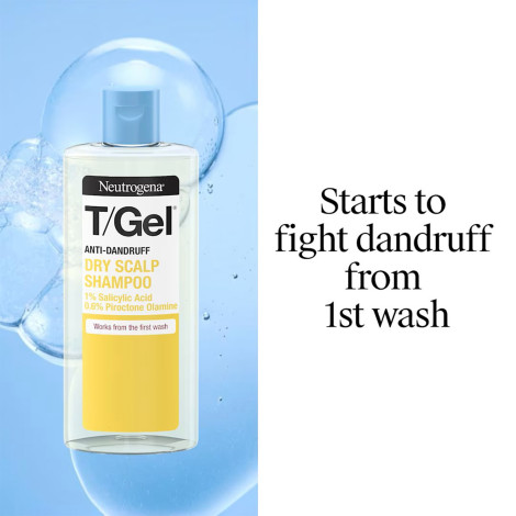 Neutrogena T/Gel Anti-Dandruff Dry Scalp Shampoo 250ml (Greece)