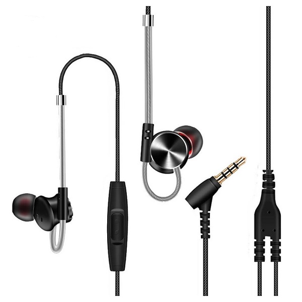 QKZ DM10 Stereo Earphone – Black Color