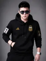 World Cup Semi Baggy Hoodie for Men and Women, One Side Brush Cotton