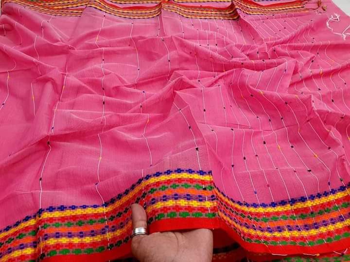 Women's Chumki Saree in Half Silk, 6 Colours