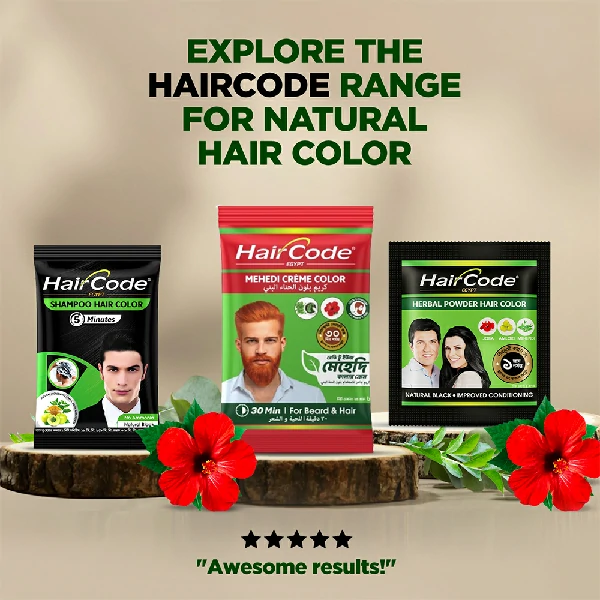 HairCode Egypt Mehedi Crème color ( Hair + Beard) (25gm)