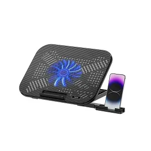 Rapoo CF100 High-Efficiency Laptop Cooling Pad – Black