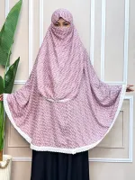 Viscose Cotton Hijab for Women with Niqab, Gher 150, 6 Colours