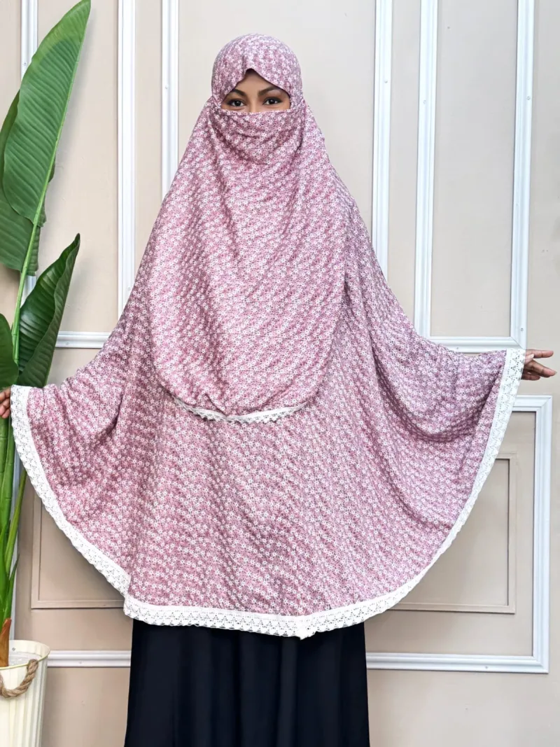 Viscose Cotton Hijab for Women with Niqab, Gher 150, 6 Colours