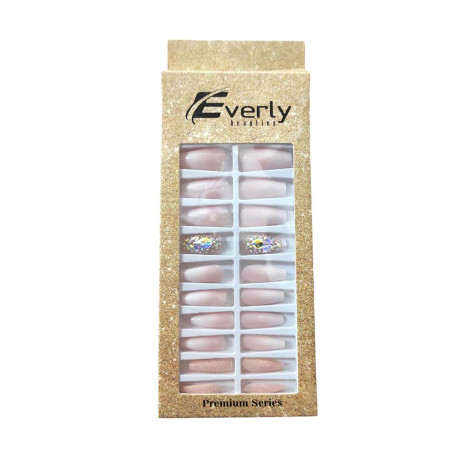 Everly Natural Fake Nails 24pcs - L110 (China)