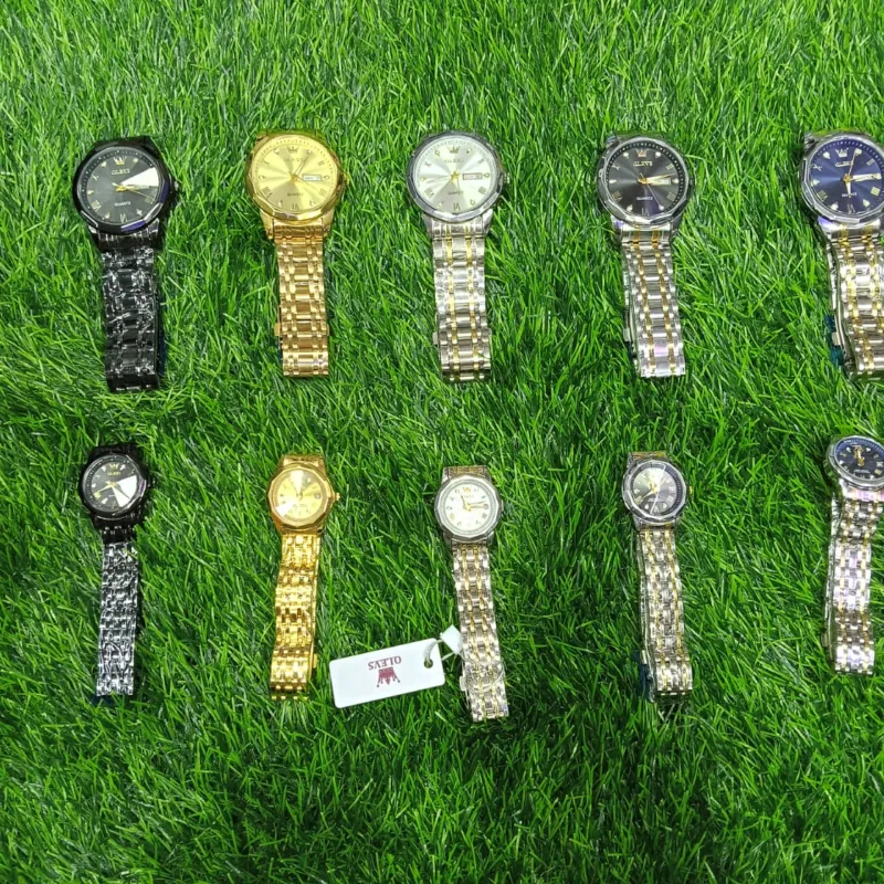 OLEVS Watch for Women Branded Stainless steel Elegant Luminous Ladies Watches 9931  Black Dail