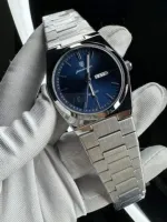 POEDAGAR 930 Men's New Luxury Luminous Date Week Stainless Steel Quartz Watch For Men (Butterfly Lock)