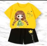 Boys' and Girls' Cotton T-Shirt Set, 160 GSM, 6 Months to 6 Years