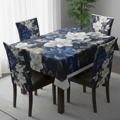 China Premium 3D Print Table Cloth Set