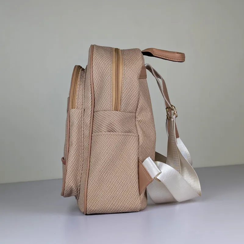 Premium Textured Synthetic Leather Backpack