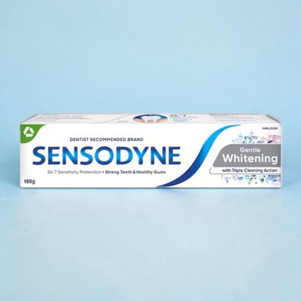 Sensodyne Gentle Whitening with Triple Cleaning Action Toothpaste 160ml (Thailand)