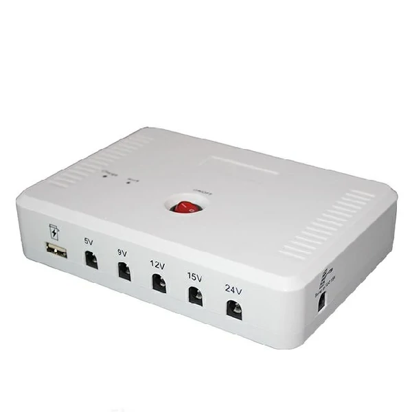 SKE SK616 Mini UPS For Wifi Router + ONU + IP Cam/CC Cam ( 13,200mAh With 5 Output)