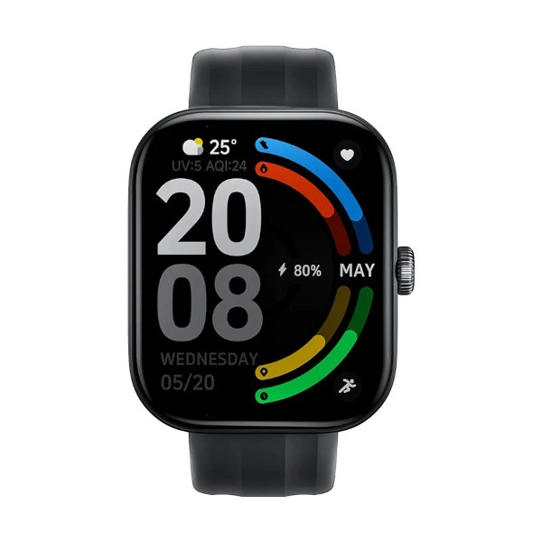 Haylou Watch Faro Black Bluetooth Calling Smart Watch